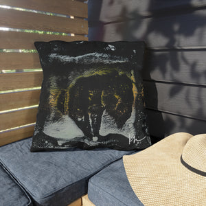 Outdoor Pillows Bison Sunset Plains