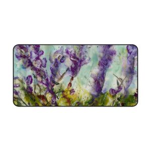 Desk Mat Purple Wildflowers