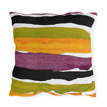 Load image into Gallery viewer, Outdoor Pillows Spooky Stripes
