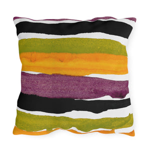 Outdoor Pillows Spooky Stripes