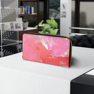 Wallet Pink + Red