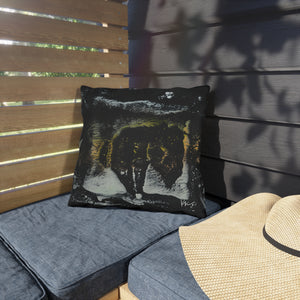 Outdoor Pillows Bison Sunset Plains