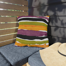 Load image into Gallery viewer, Outdoor Pillows Spooky Stripes
