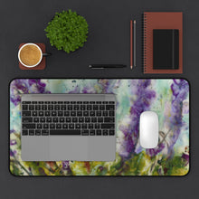 Load image into Gallery viewer, Desk Mat Purple Wildflowers
