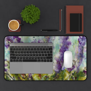 Desk Mat Purple Wildflowers