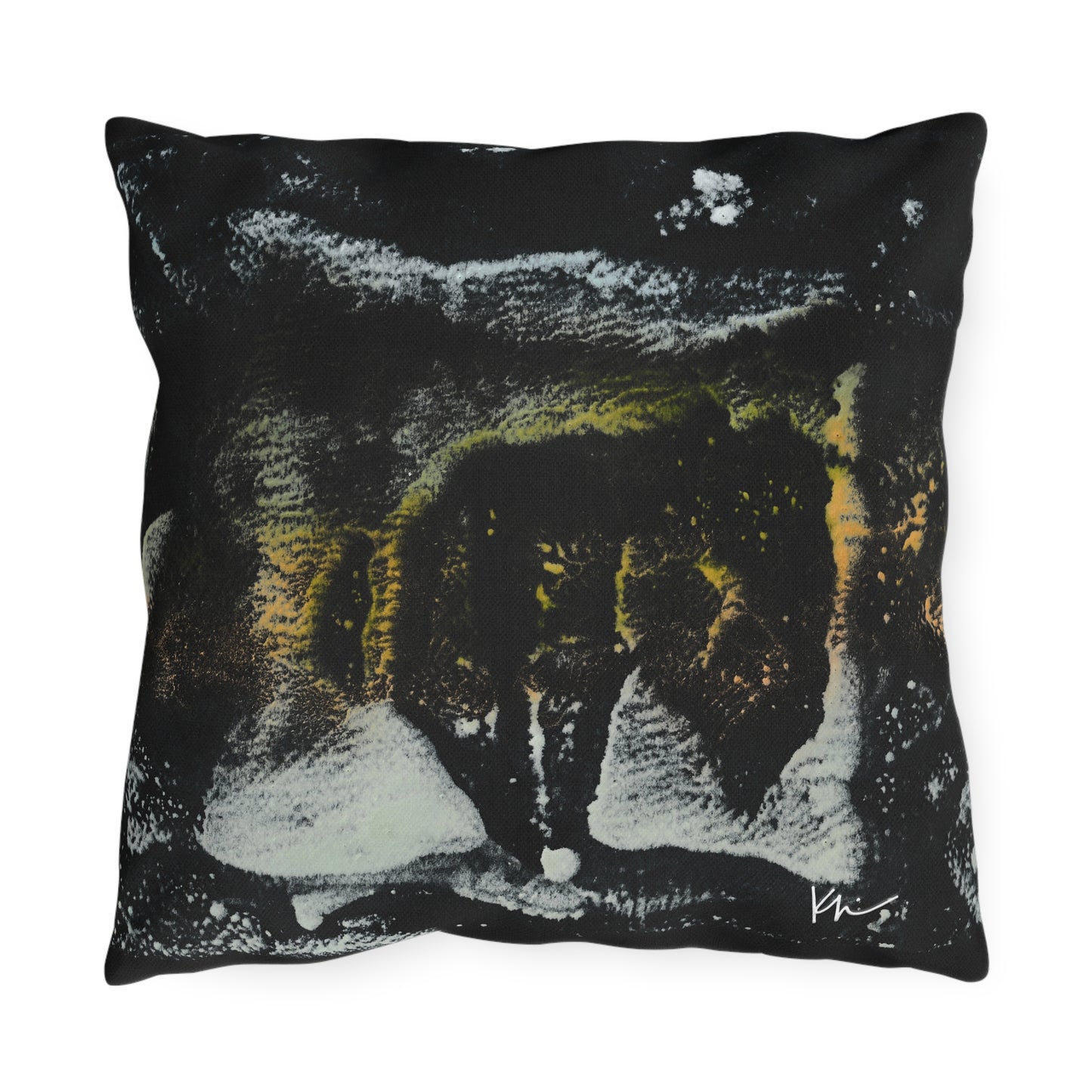 Outdoor Pillows Bison Sunset Plains