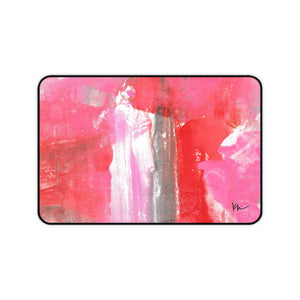 Desk Mat Pink + Red