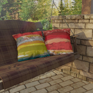 Outdoor Pillows Abstract Stripes