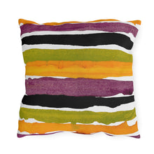 Load image into Gallery viewer, Outdoor Pillows Spooky Stripes
