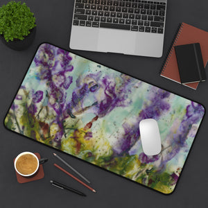 Desk Mat Purple Wildflowers