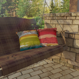 Outdoor Pillows Abstract Stripes