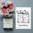 Birthday card to color and wish happy birthday.