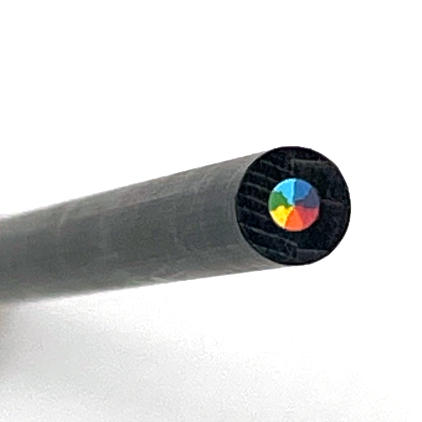 Rainbow Pencils Black Wood