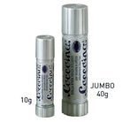 Glue stick made from potato starch on a white background