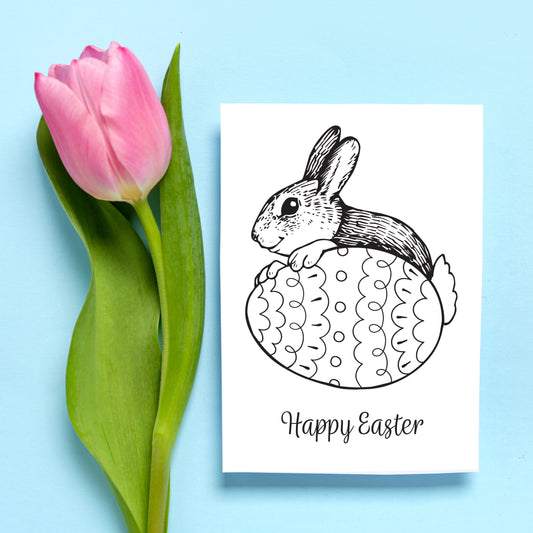 Happy Easter Coloring Cards