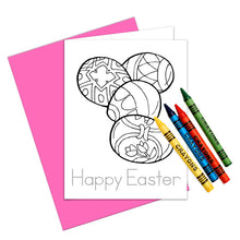 Load image into Gallery viewer, Happy Easter Eggs Coloring Cards

