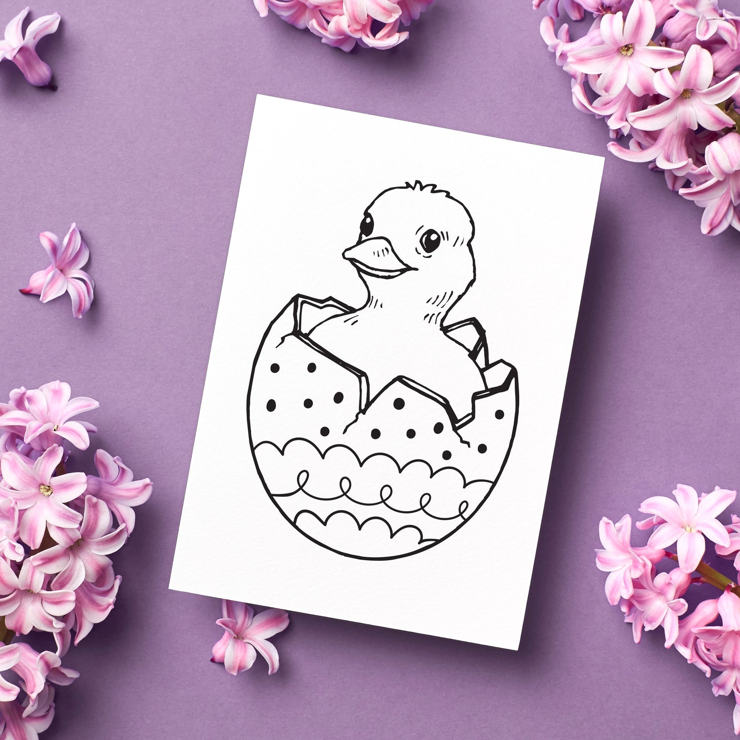 Happy Easter Coloring Cards