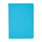 Fabriano turquoise blue notebook size A4 on a white background