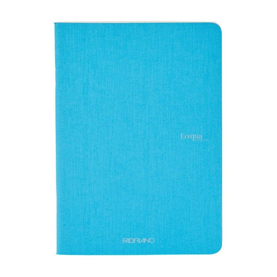 Fabriano turquoise blue notebook size A4 on a white background