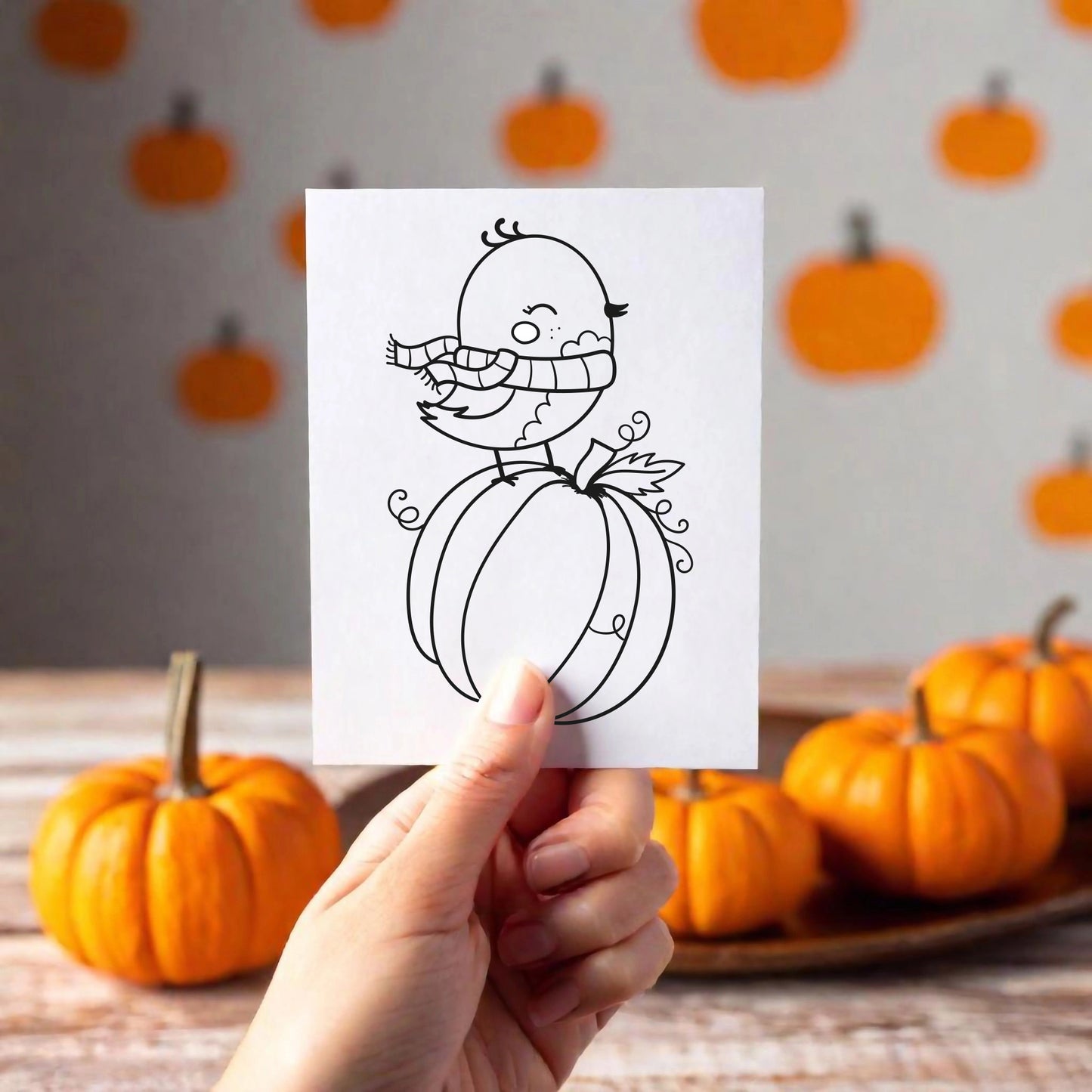 Happy Thanksgiving Coloring Cards