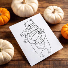 Load image into Gallery viewer, Happy Thanksgiving Coloring Cards
