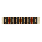 Rectangular woven Pendleton blanket bookmark with geometric pattern on a white background