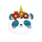 Rainbow scratch art activity with Panda