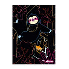 Rainbow scratch art activity cute sloth