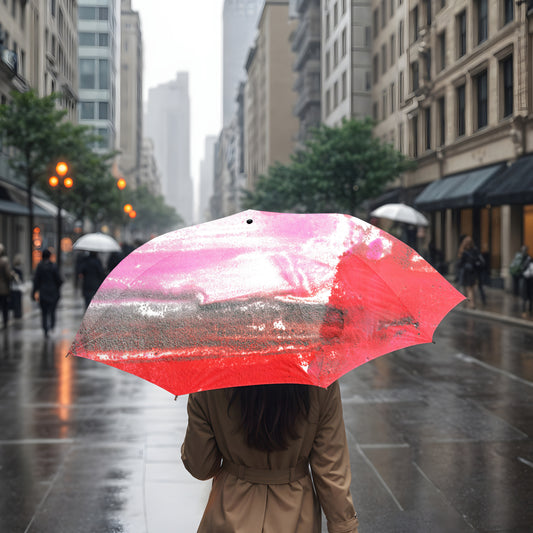 Umbrella Pink + Red