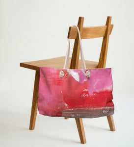 Tote Bag Pink + Red