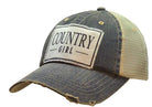 Cap with 'Country Girl' text on a white background