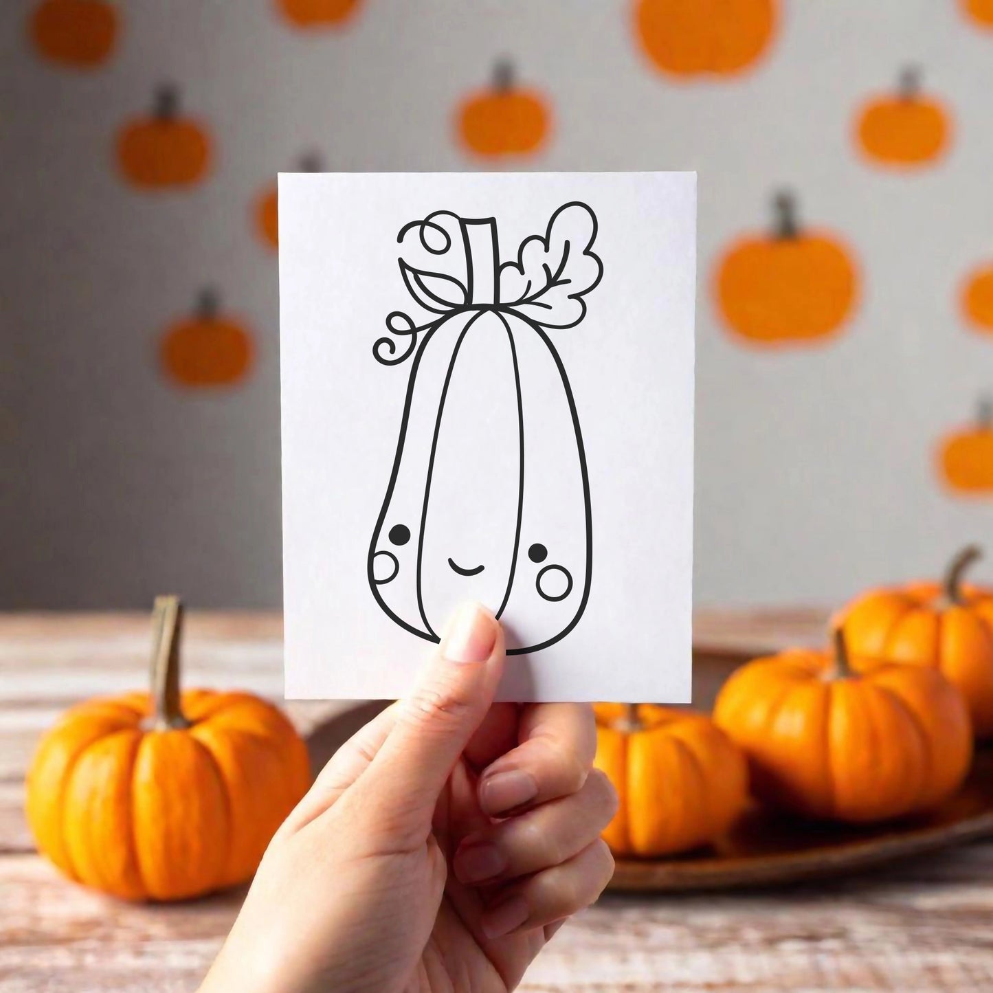 Happy Halloween Coloring Cards Spooky Season