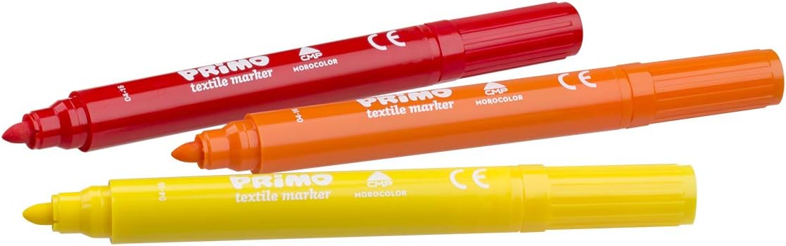 fabric markers with the caps off