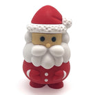 Small Santa Claus puzzle eraser on a white background