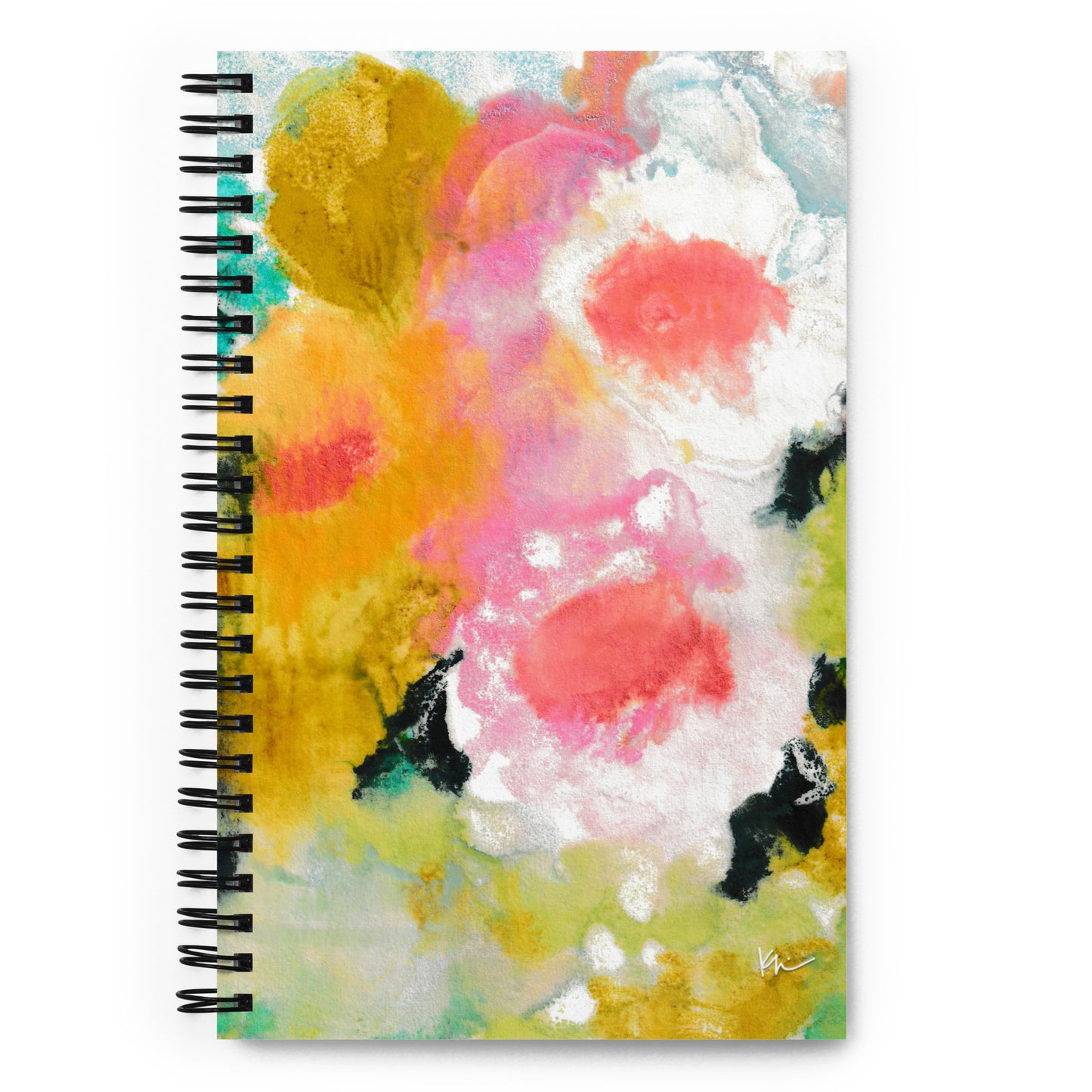 Spiral Notebook Peony Garden