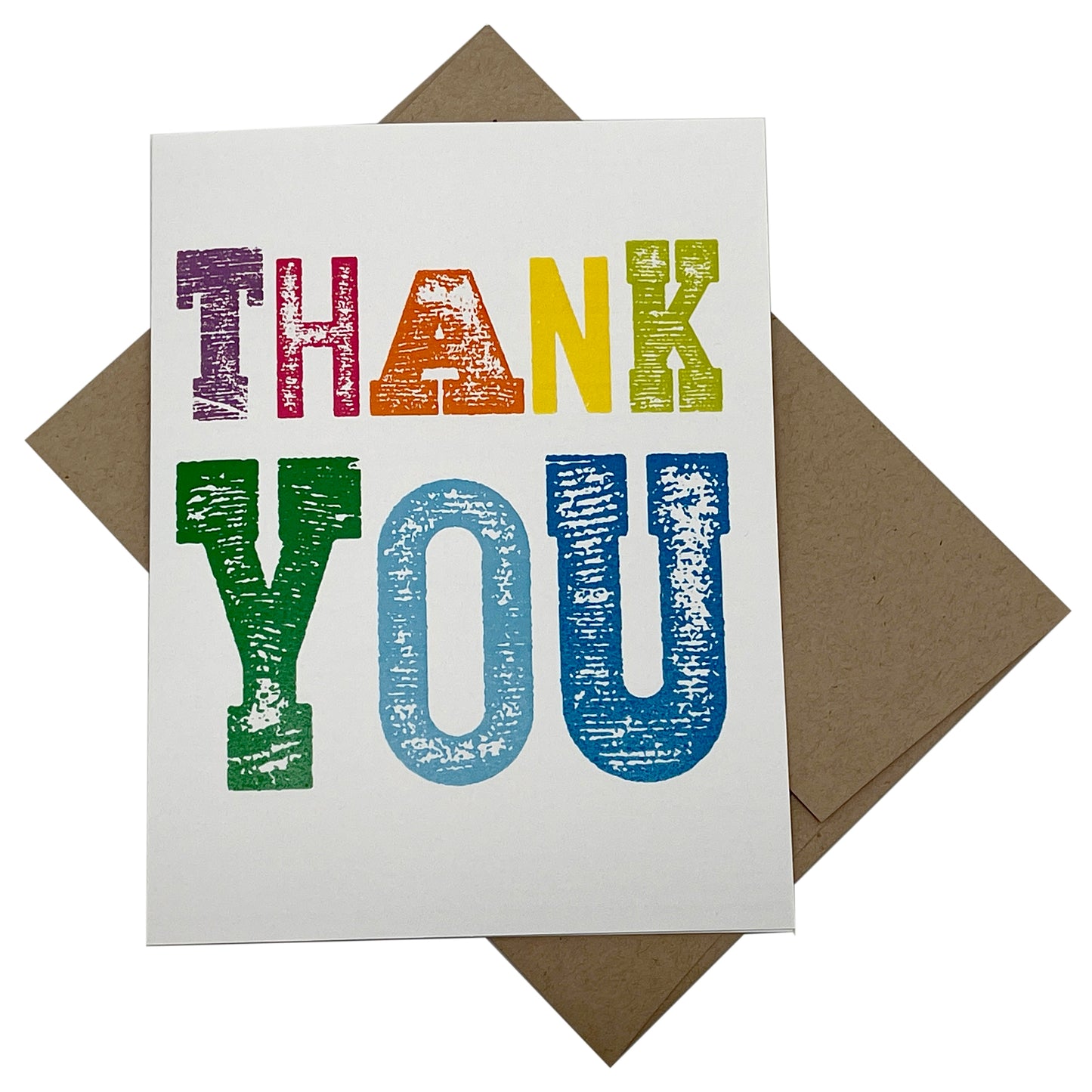 Woodblock Thank You Notes