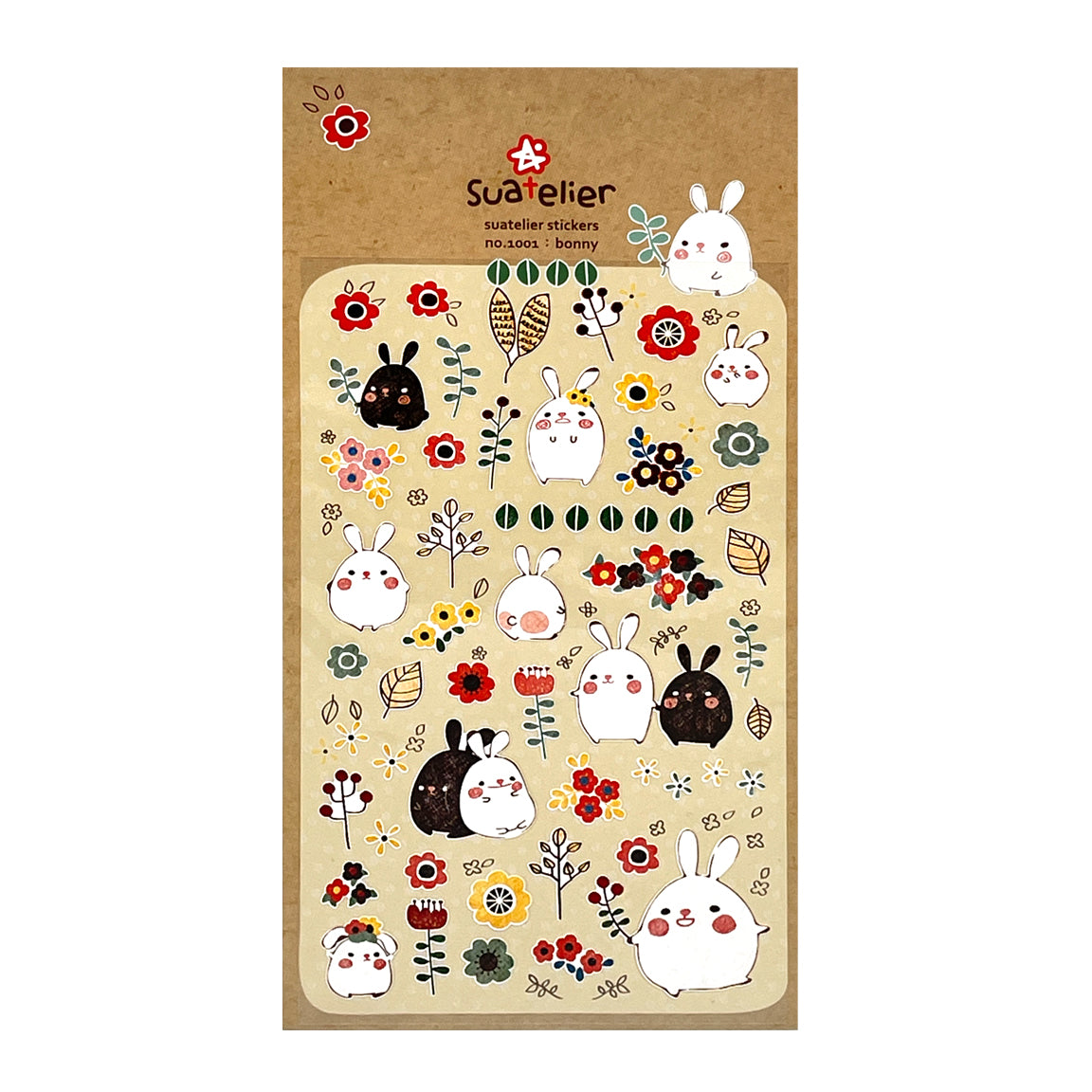 Cute bunny stickers for Easter baskets