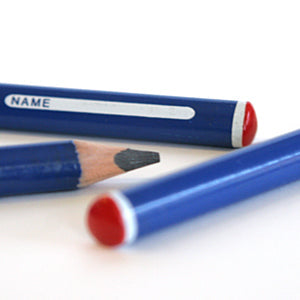 The close up photo of the triangular shape pencils with jumbo HB #2 graphite tip