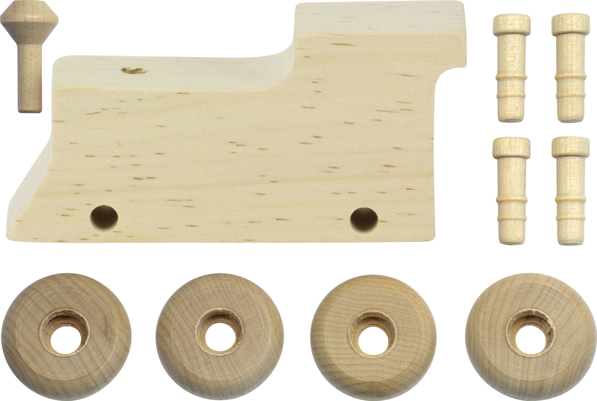 Made by Me wooden train kit for kids to build their own toys