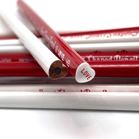 Heart Shaped LOVE Pencils