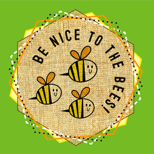 Nice to Bees Lined Journal - imperfect